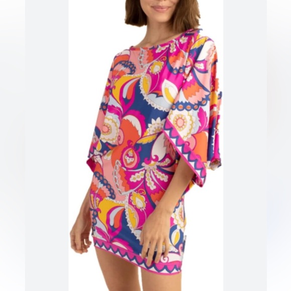Trina Turk Sevilla Cover Up Tunic Dress - Picture 13 of 13
